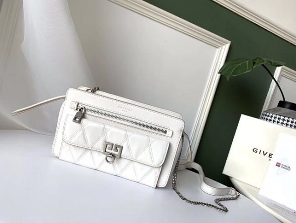 Givenchy Diamond Quilted Pocket Crossbody
