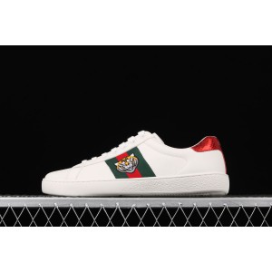 Gucci Ace Embroidered Low-Top Sneaker White with Tiger