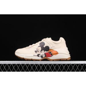 Disney x Gucci Rhyton Sneaker Ivory with Mickey Mouse