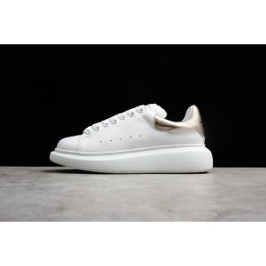 Alexander McQueen Oversized Sneaker White Rose Gold