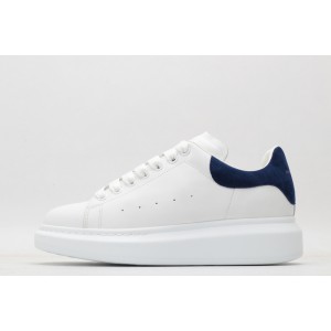 Alexander McQueen Oversized Sneaker White Paris Blue Suede
