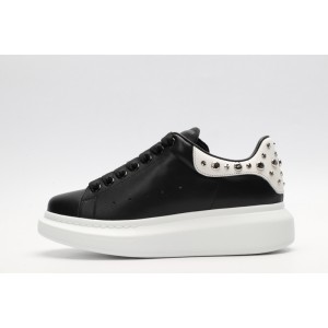 Alexander McQueen Oversized Studded Sneaker White Black