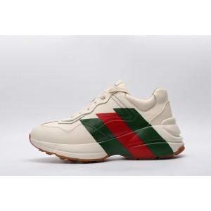 Gucci Rhyton Sneaker White with Web Print