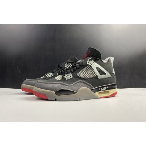 Off-White x Air Jordan 4 "Bred" CV9388-001