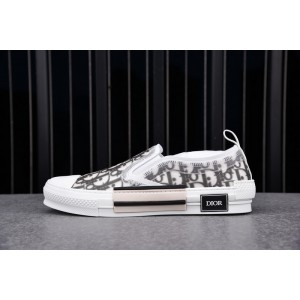 Dior B23 Slip-On Black White Oblique Sneaker 3SN262YJP_H069