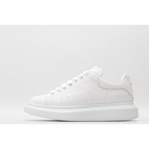 Alexander McQueen Oversized Sneaker White with Gold Text Logo