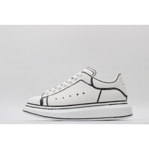 Alexander McQueen Oversized Sneaker White Black