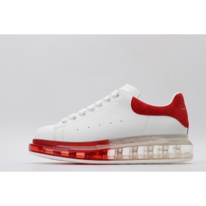 Alexander McQueen Oversized Sneaker White Translucent Red
