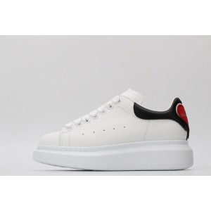 Alexander McQueen Oversized Sneaker White Black Heart