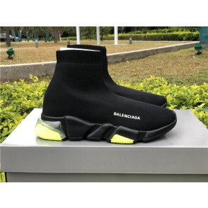 Balenciaga Speed Clear Sole Sneaker Black/Green