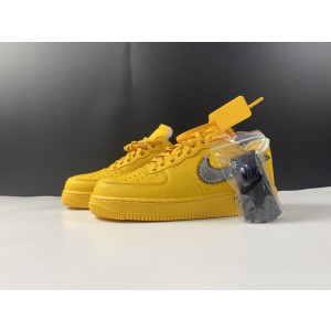 Off-White x Nike Air Force 1 Low University Gold DD1876-700