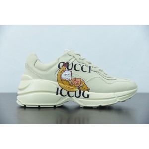 Gucci Bananya Rhyton Sneaker Ivory Demetra