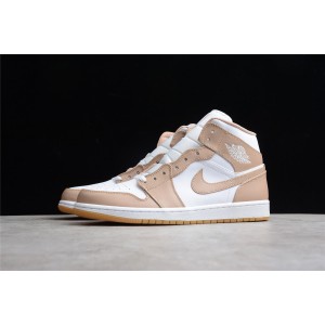 Air Jordan 1 Mid Tan Gum 554724-271