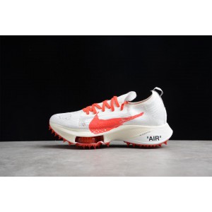 Off-White x Nike Air Zoom Tempo Next% "White" Red CV0697-100