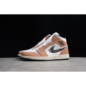 Air Jordan 1 Mid SE "Brushstroke Paint Splatter" DA8005-100