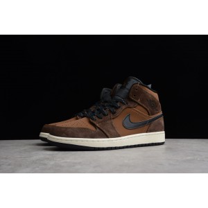 Air Jordan 1 Mid SE Dark Chocolate DC7294-200