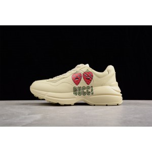 Gucci Rhyton Sneaker Ivory with Strawberry