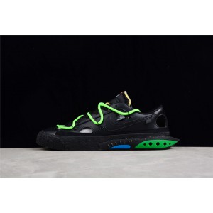 Off-White x Nike Blazer Low Black Green DH7863-001