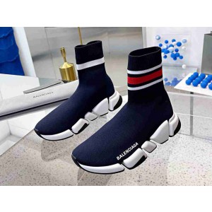 Balenciaga Speed 2.0 Sneaker Dark Blue with Stripe