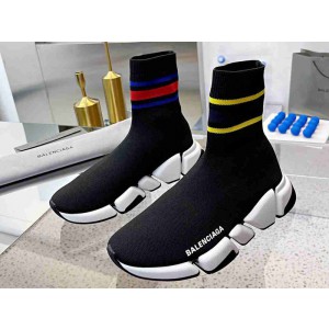 Balenciaga Speed 2.0 Sneaker Black with Stripe