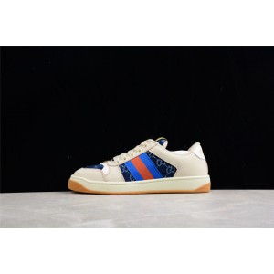 Gucci Screener Sneaker White with Blue