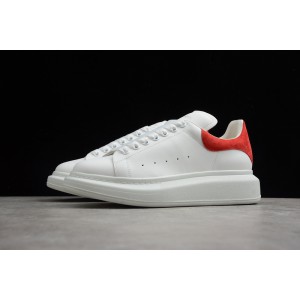 Alexander McQueen Oversized Sneaker White Red Suede
