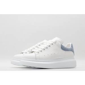 Alexander McQueen Oversized Sneaker White Dream Blue Suede