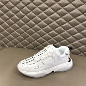 Amiri Bone Runner Sneakers - 'Grey - White - Black ' - AMRBR-012