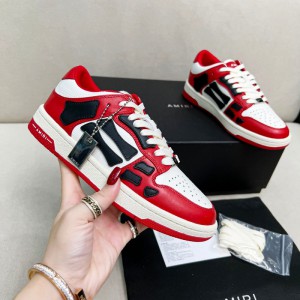 Amiri Skel Low Top Sneaker - Red - Black - White ASNK-001