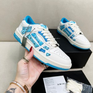 Amiri Skel Low Top Sneakers - Blue - White ASNK-015