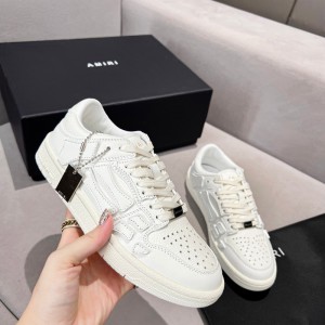 Amiri Skel Low Top Sneakers - All White ASNK-011