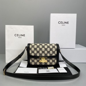 Celine New Houndstooth Arc de Triomphe box bag