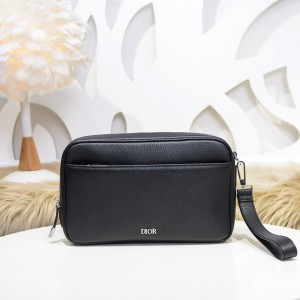 Christian Dior Homme Wristlet Clutch Leather