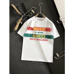Gucci striped letter printing T-shirt