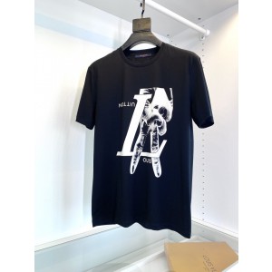 LV Short Sleeve T-Shirt Black