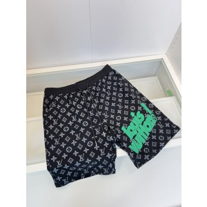 Louis Vuitton Shorts Logo Black/White/Green