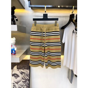 Burberry Shorts Yellow/Red/Dark Green BUR-0005