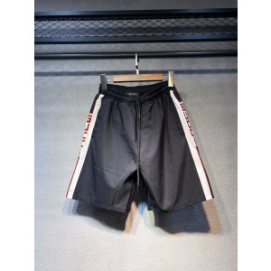 Gucci Shorts Black/Red Logo  GG-0002