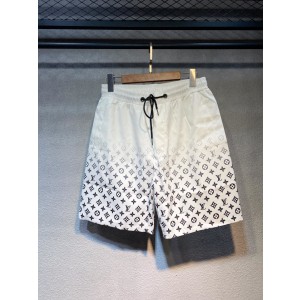 Louis Vuitton Shorts White/Black Logo LV-0008