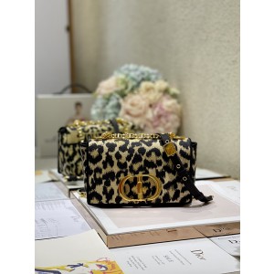 Dior Caro Bag Beige Multicolor Mizza Embroidered Velvet