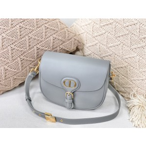 Dior Cloud Blue Box Calfskin Medium Bobby Bag
