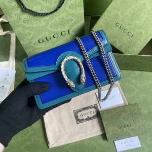 Gucci Dionysus Super Mini Emerald Leather Bag