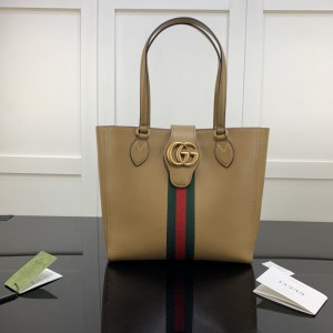 Gucci Double G Web Tote Leather Medium