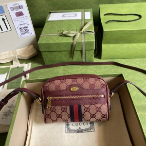 GUCCI Mini Ophidia GG Shoulder Bag