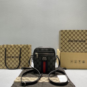 Gucci x Balenciaga The Hacker Project Shoulder Zip Bag