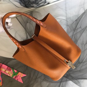 Hermès Picotin Lock 18 Tressage Brown