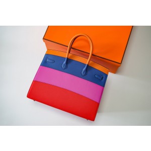 Hermes Epsom Sunset Rainbow Birkin Sellier 35