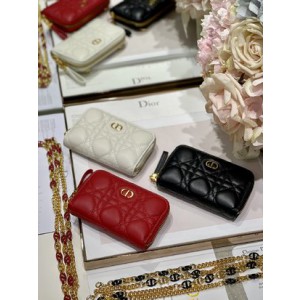 Dior Caro Mini Zipper Clutch