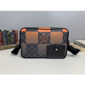 Louis Vuitton Alpha Messenger Orange/Blue