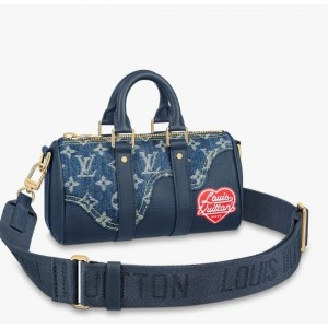 Louis Vuitton Black Keepall xs